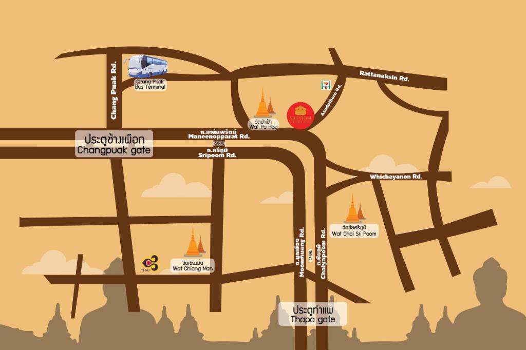 Sripoom Boutique House Hotell Chiang Mai Eksteriør bilde